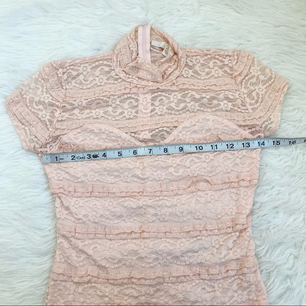 GUESS Blush Lace Top - Picture 4 of 4